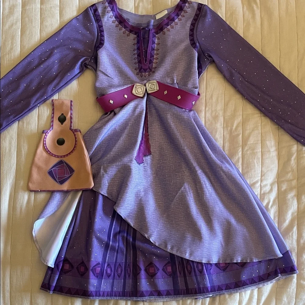 Disney’s Wish Asha Costume with Matching Bag Girls 4-6